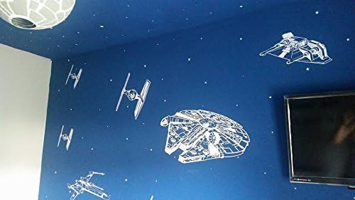 Dc Star Wars Nave Espacial Caza Estelar Adhesivo Decorativo Para