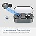 COULAX True Wireless Earbuds Bluetooth Headphones V4.2 Stereo Headset with Cordless Portable Charging Box Sweatproof In-Ear Earphones with Mic - 12 Hours Playtime