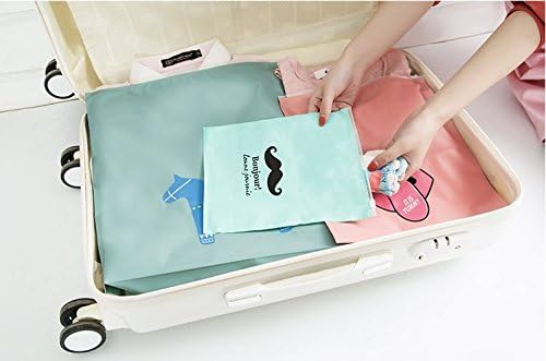Travel Laundry Bag Zipper Set Lightweight Waterproof Foldable Air Tight Odor - Travel Size Vacation Suitcase Luggage For Wet Dirty Laundry, Underwear, Shoes | Travel Storage Accessories Organizer Bag