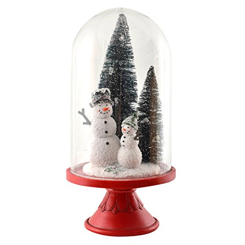 Mr Crimbo Snowman Scene Large Glass Dome Christmas Ornament Room