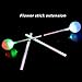 Led Juggling Ball Beginners\Professionals - The Night Circus Light Show - Turns to Poi, Staff, Flower Stick \ Modular Juggling - 2 Smart Programmable Brains Speevres