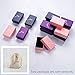 Ear Stud JETO Stainless Steel Ear Stud Piercing Studs Earrings For Women/Men Ear studs Round Cubic Zirconia Inlaid