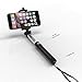Stalion Pocket-Size Bluetooth Selfie Stick for Smartphones - Jet Black