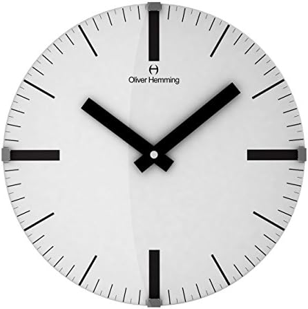 Vitri Collection 12 Inch Wall Clock with Classic Line Dial