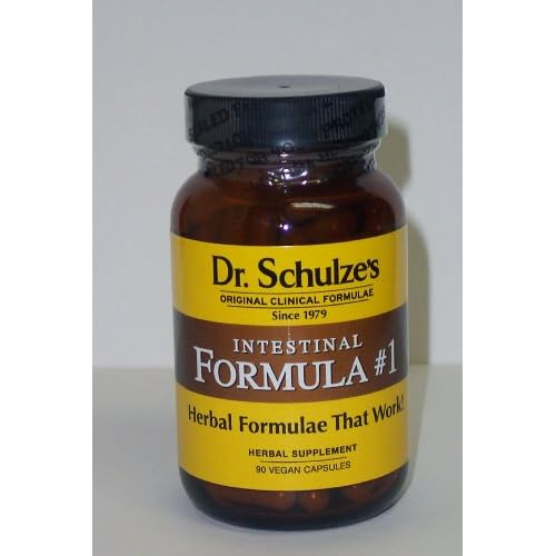 Dr. Schulze's Intestinal Formula #1 Colon Bowel Cleanse Laxative Capsules, 90 Count image