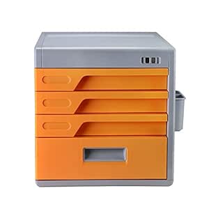 Archivador con 4 cajones,cerradura de combinacion escritorio cajón