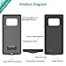 Battery Case for Galaxy Note 9, Stoon 5000mAh Portable Charger Case Rechargeable Extended Battery Pack Protective Backup Charging Case Cover for Samsung Galaxy Note 9(6.4 Inch) (Black)