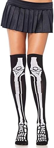 Leg Avenue Women's Skeleton Knee Socks