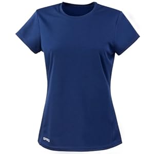 Spiro Womens/Ladies Sports Quick-Dry Short Sleeve Performance T-Shirt