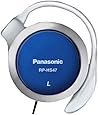 Panasonic RP-HS47E-A Clip-Kopfh&ouml;rer (besonders flach, leicht und angenehm zu tragen) blau