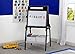 Delta Children MySize Kids Double-Sided Storage Easel -Ideal for Arts & Crafts, Drawing, Homeschooling and More, Dark Chocolate