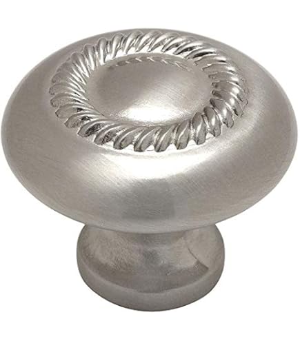 Cosmas 4115WN Weathered Nickel Rope Cabinet Knob