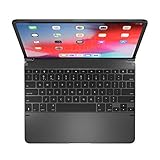 Brydge Pro 12.9 Keyboard for iPad Pro 12.9 inch 3rd Generation 2018 Model | Aluminum Wireless Bluetooth Keyboard with Backlit Keys | Long Battery Life | (Space Gray)