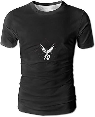 Ghostdeadly Black Logan Paul Men's T-Shirts Short Sleeve T-Shirt Tee Full Print For Mens
