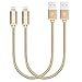 LAX iPhone Charger Lightning Cable - [MFi Certified] 2-Pack Durable Braided Apple Lightning USB Cord for Latest iOS Including iPhone 11, 11 Pro Max, XS Max X / 8/8 Plus & More