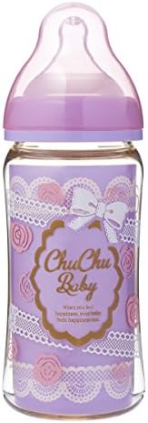 JEX Chu Chu Baby Wide Mouthed Ppsu Baby Bottle Girls, 240ml, 1 Count