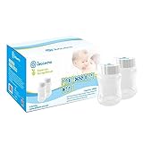 Bellema Breastmilk Storage Wide Neck Bottles, 6 oz, 6 Pack