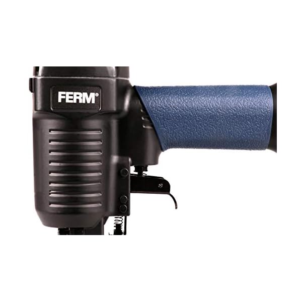 FERM Pneumatische Tacker – DIN/Orion - Weichen Griff – Inkl. 300 Nägeln und 100 Heftklammern – Bild 5