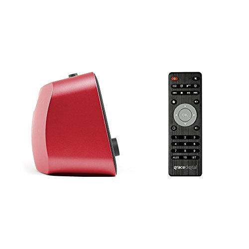 Grace Digital Mondo+ Wireless Smart Speaker and Internet Radio with Wi-Fi + Bluetooth and 3.5" Color Display