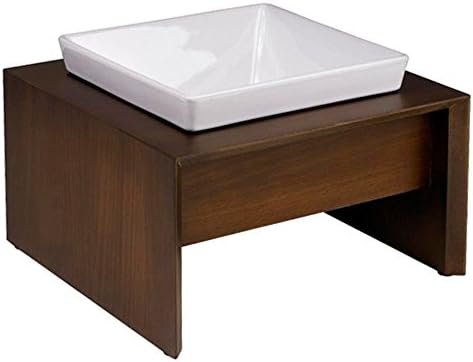 Pet Supplies Replus Meshidai Elevated Single Bowl Feeder Size