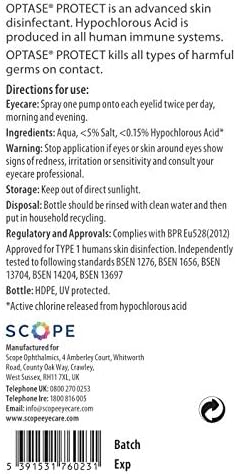 Optase Cleanse & Protect, 2-in-1 Hypochlorous Acid Eyelid Spray - Image 4