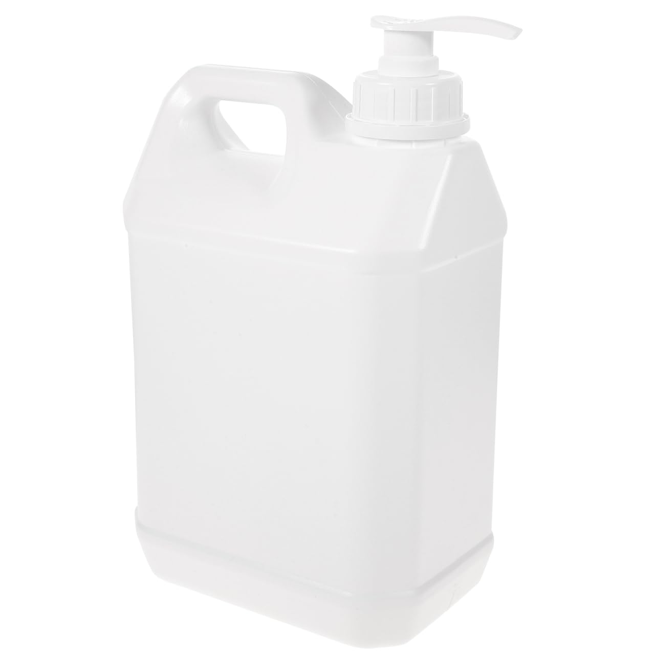 COHEALI 2.5L Pump Bottle Dispenser for Liquid Soap and Cosmetics Refillable Hdpe Plastic Container with Easy Press Mechanism Gasket Seal and Anti-Theft Ring Suitable for Kitchen and Bathroom Use