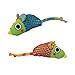 Catstages Catnip Chew Mice 2 Pack– Interactive Dental Cat Chew Toy that Helps Clean Teeth, Mouse, Multicolored