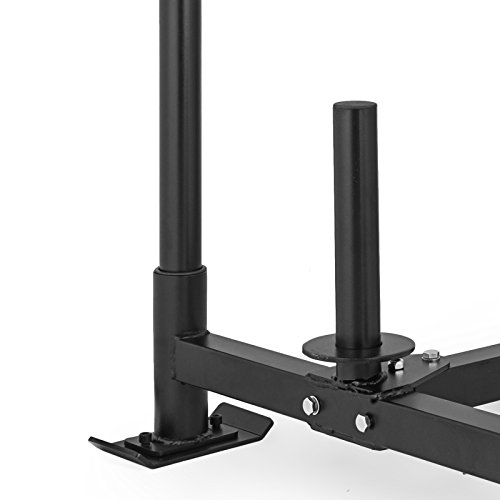 Popsport Fitness HD Weight Sled Low Push Pull Sled Heavy Duty Fitness Sled Training Sled - Thumbnail 3