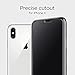 Spigen Tempered Glass Screen Protector [Back Film Included] Designed for iPhone Xs/iPhone X