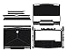 Waterproof Scratch Special Laptop Black Carbon Skin Cover Guard for 2016 release Newest Alienware 13 R3 AW13R3 13.3-inch