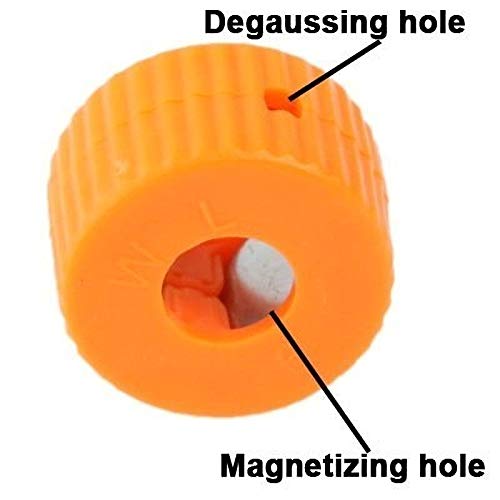 Bit Magnetizer and Demagnetizer Ring, Mini Screwdriver Bit Drive Holder for Magnetic Driver Bits，Plastic Screwdriver Magnetization Ring Pick-up Tool，10PCS - Thumbnail 7