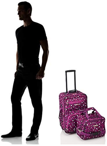 Rockland Fashion Softside Upright Luggage Set, Expandable