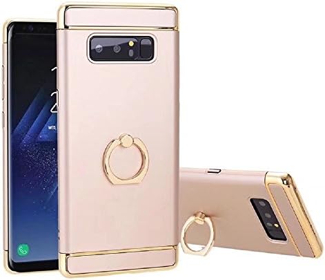 BXKM Samsung Galaxy Note 8 Case, 3 in 1 Shockproof Ultra Thin Slim Hard PC Cover with Ring Holder Kickstand for Galaxy Note 8