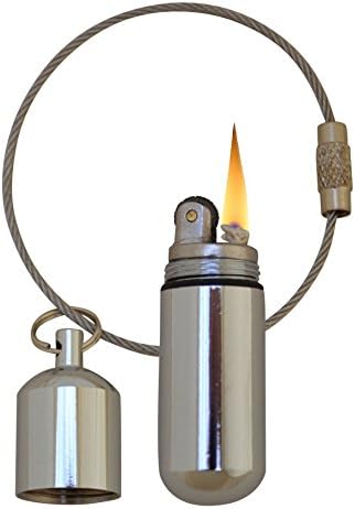 XRmor Emergency Lighter Waterproof EDC Peanut Fire Starter for Camping Cigarette Cigar Survival Gear for Preppers on Keychain