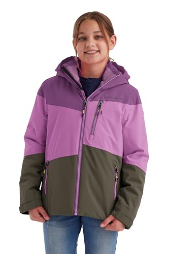 killtec Girl´s Kow 170 Grls Jckt Veste Fonctionnelle Avec Capuche Et Pare-neige D'extérieur Imperméable, Dark Orchid, 176 EU