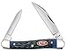 CASE XX WR Pocket Knife Navy Blue Bone Mini Copperhead Item #7062 - (62109W SS) - Length Closed: 3 1/8 Inches