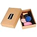 Kaptron Makeup Brush Set, Contour, Eyeshadow & Blush Brush, Oval Toothbrush Curve Brush with Brush Cleaner Washing Brush Glove Scrubber Board and Flawless Cosmetic Puff - Set of 10 pieces
