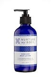 Nurture My Body All-Natural Hand & Body Lotion, Fragrance Free, 8 fl oz. - Certified Organic Ingredients
