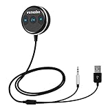 Veneibe Bluetooth 4.1 Car Receiver, Wireless Phone Call & Music Streaming Car Kit with Built-in Mic Music Streaming Echo and Noise Reduction Multi-Point Access Magnetic Base(Silvery)