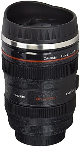 Coffee Mug - Camera Lens Coffee Mug - Small Thermo Cup Traveling On the Go Insulated Thermos ZenOne