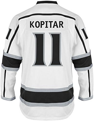 Men's Los Angeles Kings Anze Kopitar #11 White Away Premier Jersey (XXL)