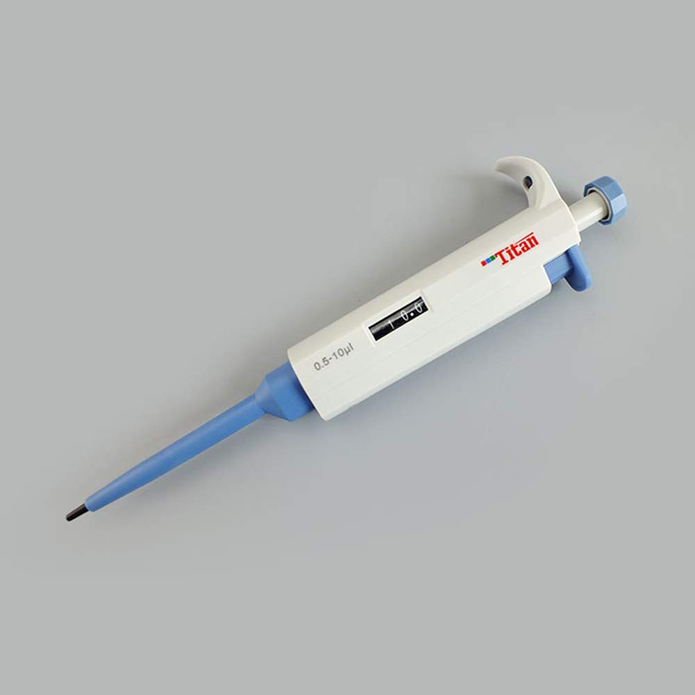 Tansoole 0.5μL10μL Pipette à Canal Unique Micropipette Réglable de