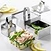 Steel Function Food Moulding Set - Stainless steel - Square