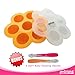 Gotrone Baby Silicone Food Freezer Storage Storage Tray Bpa Free Non Toxic + (Gift!!!) 2 Soft Baby Feeding Spoons