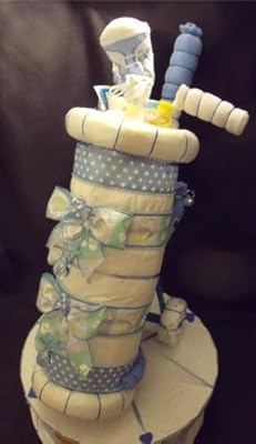 golf bag diaper cake