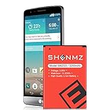 SHENMZ LG G3 Battery Upgraded,[3200mAh] Replacement Li-Ion Battery for LG G3 BL-53YH D852, D855, D850 at&T, D851 T-Mobile, VS985 Verizon, LS990 Sprint | LG G3 Spare Battery (24 Month Warranty)