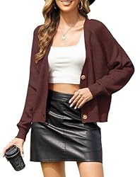TASAMO Women's Button Down Long Sleeve V Neck