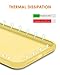 DTTO Compatible with iPhone 8 Plus Case and iPhone 7 Plus Case, Silicone Case [Romance Series] Rubber Shock-Absorption Anti-Scratch Thin Slim Fit Cover for iPhone 8 Plus 7 Plus 5.5 inches - Yellow
