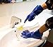 Juvale 2 Pairs Heavy Duty Rubber Cleaning Gloves for Kitchen, Household, Dishwashing, Reusable and Cotton Lined (XL, Blue Rubber Gloves)