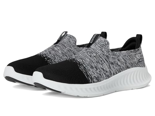Skechers Women's Go Walk Now Trisha Sneaker, Black/White, 10